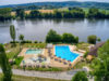 camping dordogne zuidelijk van de camping met zwembad