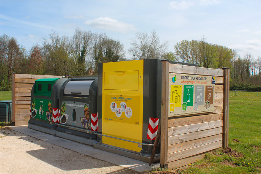 afvalscheiding camping vendee