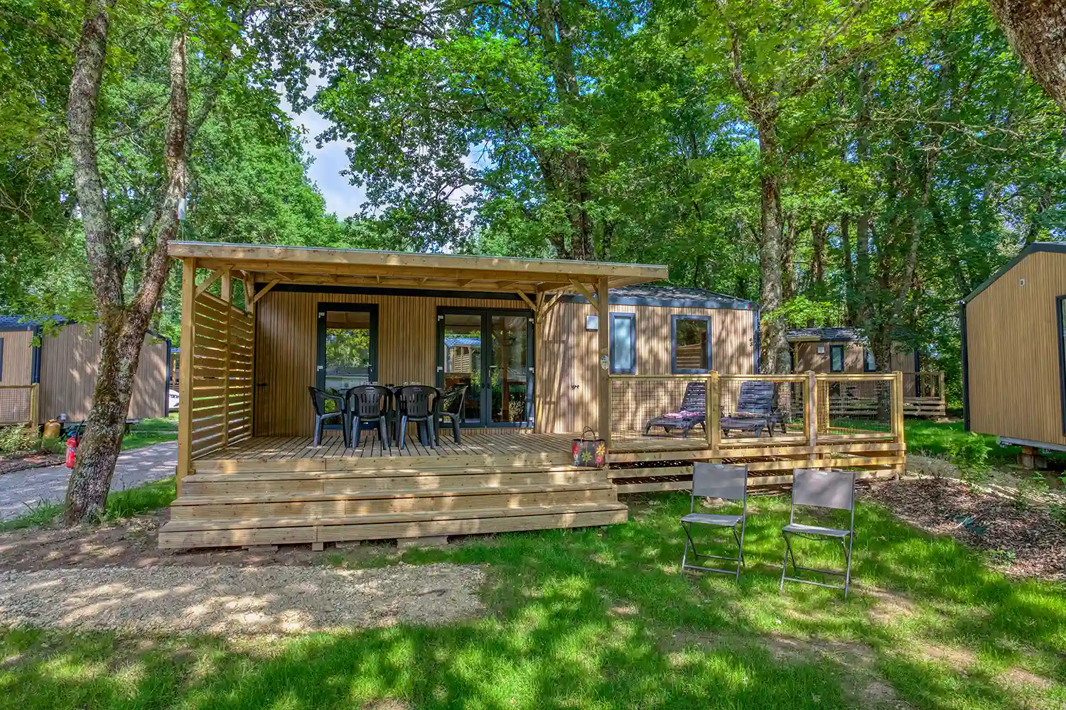 Premium stacaravans te huur camping Dordogne